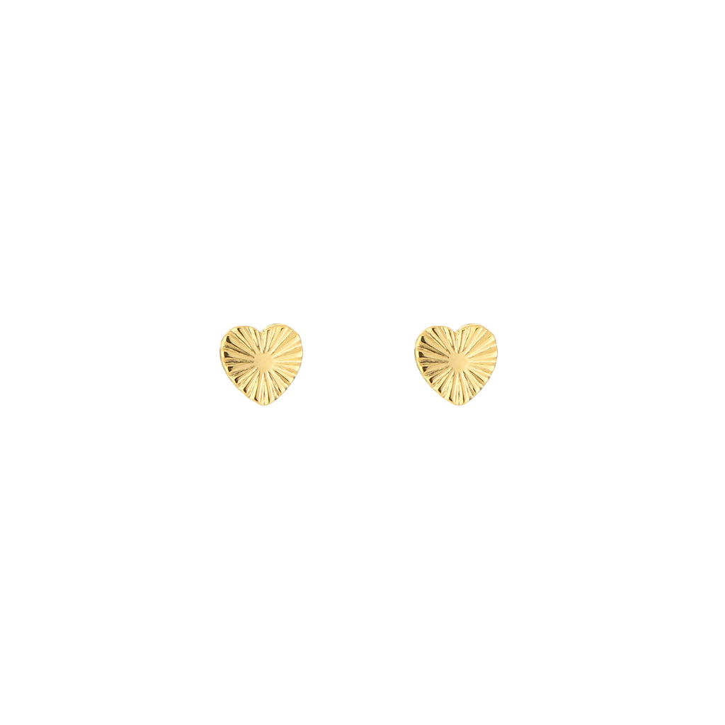 Luna Hearts studs